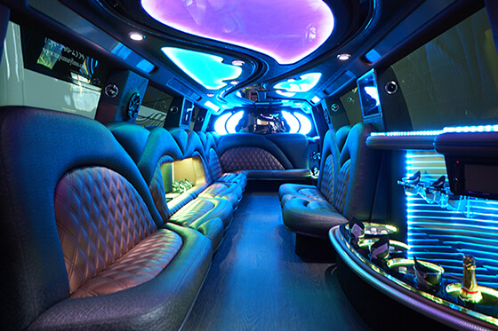 inside a delaware limo